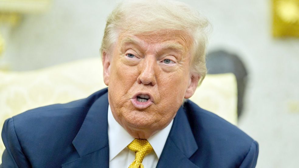 Trump selbst ist als Trinker zuckerfreier Diet Coke bekannt. (Archivbild) Foto: Alex Brandon/AP/dpa