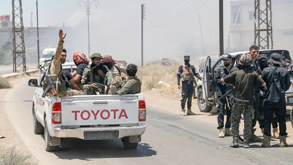Nach US-Angaben haben Israel und Syrien einer Waffenruhe zugestimmt. (Archivfoto) Foto: Ghaith Alsayed/AP/dpa