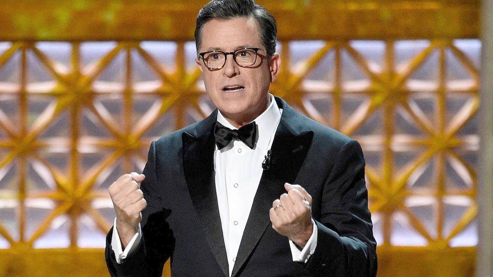 Die beliebte „The Late Show“ von Stephen Colbert wird eingestellt. (Archivbild) Foto: Chris Pizzello/AP/dpa