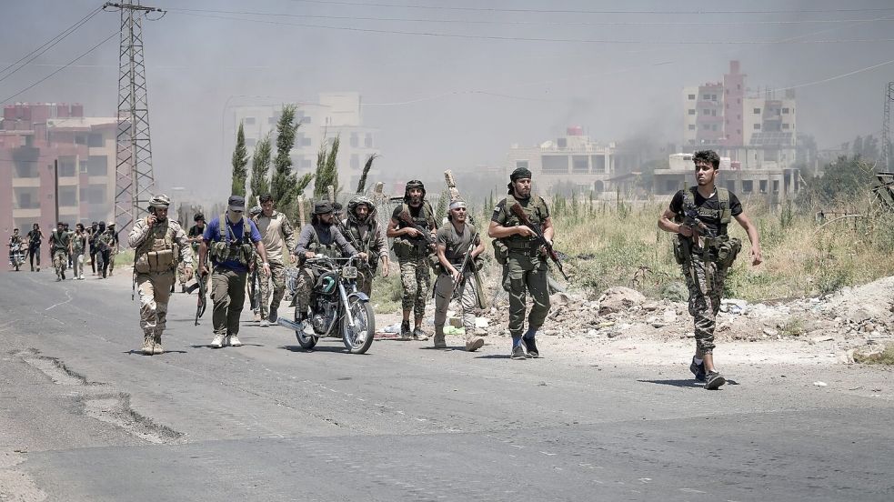 Suwaida ist seit Tagen Schauplatz neuer Gewalt in Syrien. Foto: Moawia Atrash/dpa