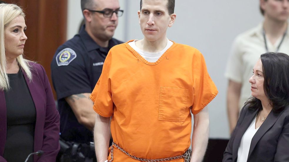 Der Angeklagte kommt am Mittwoch in Boise (Idaho) zur Urteilsanhörung. Foto: Kyle Green/FR171837 AP POOL/AP/dpa