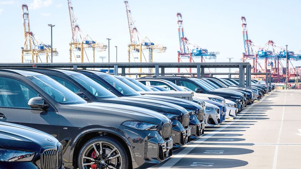 Autos und Fahrzeugteile machen ein Fünftel des deutschen Exports in die USA aus. (Archivbild) Foto: Sina Schuldt/dpa