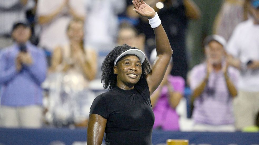 Venus Williams nach ihrer glatten Niederlage. Foto: Nick Wass/AP/dpa