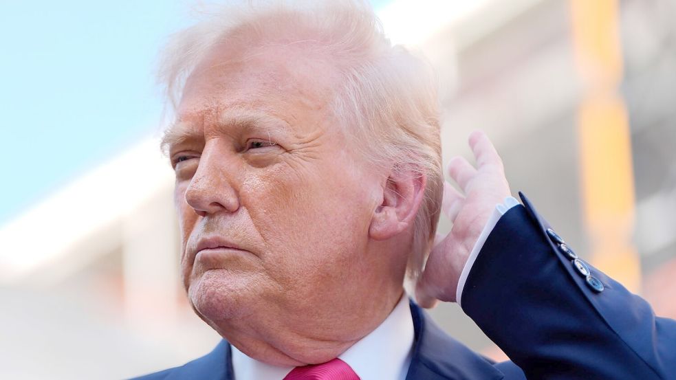 In einem Statement an mehrere US-Medien zeigte sich eine Sprecherin des Weißen Hauses erzürnt über eine Folge der US-Serie „South Park“. Darin wird Trump parodiert. Foto: Julia Demaree Nikhinson/AP/dpa