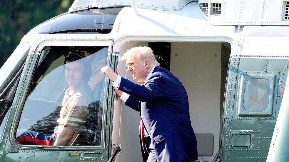 Trump lässt die Epstein-Affäre nicht los. Foto: Alex Brandon/AP/dpa