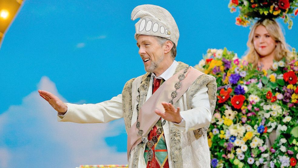 Publikumsliebling Zeppenfeld als Hans Sachs. Foto: Enrico Nawrath/Bayreuther Festspiele/dpa