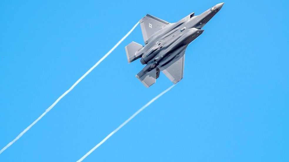 Diese F-35-Jets sollen in Büchel stationiert werden. (Archivfoto) Foto: Harald Tittel/dpa