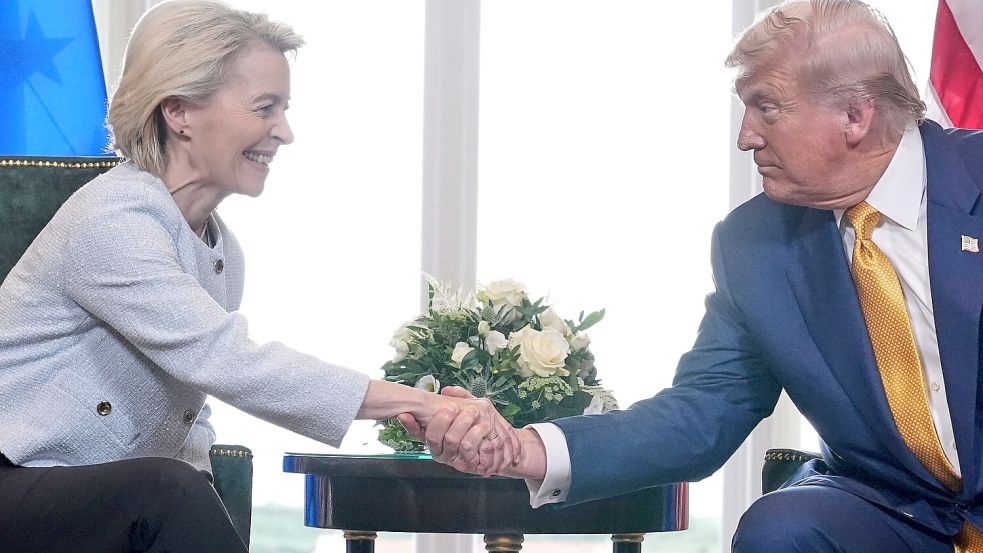 Die Gefahr eines Handelskriegs zwischen den USA und der EU ist vorerst abgewendet. Foto: Jacquelyn Martin/AP/dpa