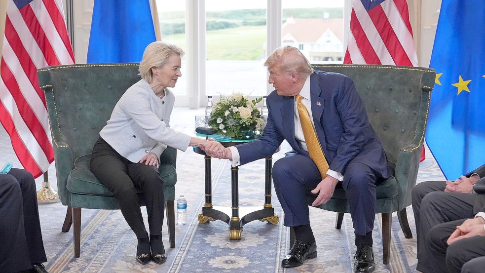 Die Gefahr eines Handelskriegs zwischen den USA und der EU ist vorerst abgewendet. Foto: Jacquelyn Martin/AP/dpa