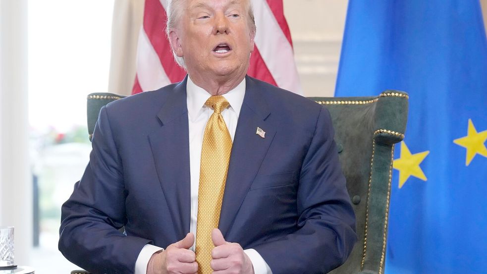 Auf die meisten Einfuhren aus der EU in die USA werden künftig Zölle in Höhe von 15 Prozent fällig. Foto: Jacquelyn Martin/AP/dpa