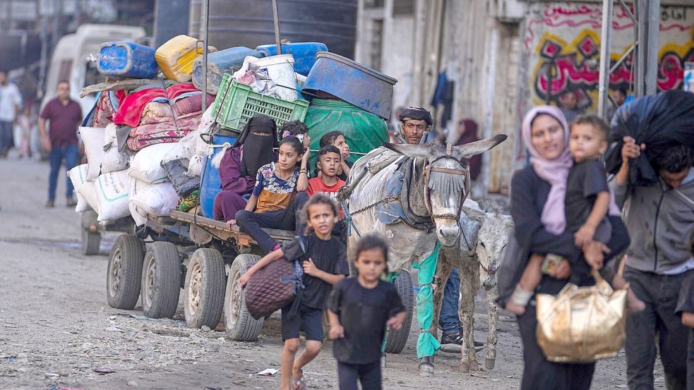 EU-Prüfer waren zu dem Ergebnis gekommen, dass Israel mit seinem Vorgehen im Gazastreifen gegen den Grundsatz der Achtung der Menschenrechte verstößt. (Archivbild) Foto: Jehad Alshrafi/AP/dpa