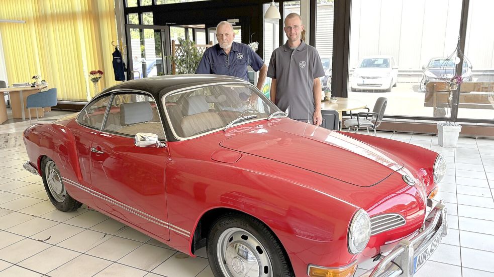 Johann (links) und Michael Doyen stehen für 40 Jahre zuverlässigen Kfz-Service. Fotos: Wittich