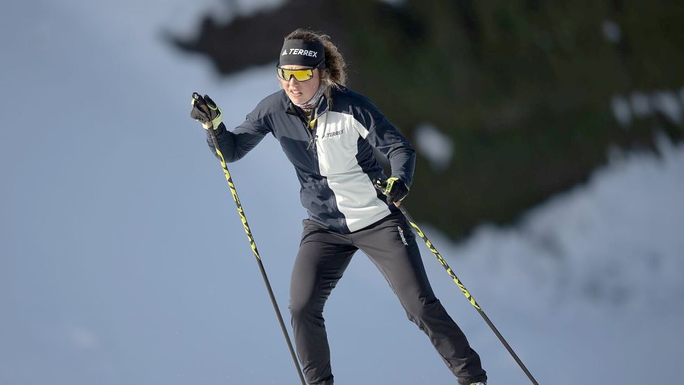 Laura Dahlmeier ist beim Bergsteigen verunglückt. (Archivbild) Foto: Hendrik Schmidt/dpa
