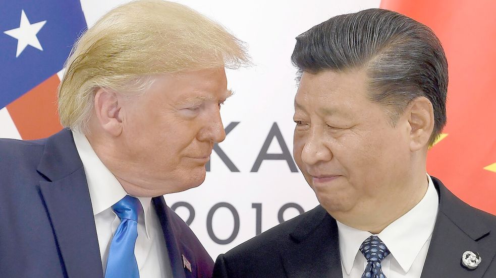 Treffen sich Trump und Xi bald wieder - wie hier bei einem G20-Gipfel in Japan 2019? Foto: Susan Walsh/AP/dpa