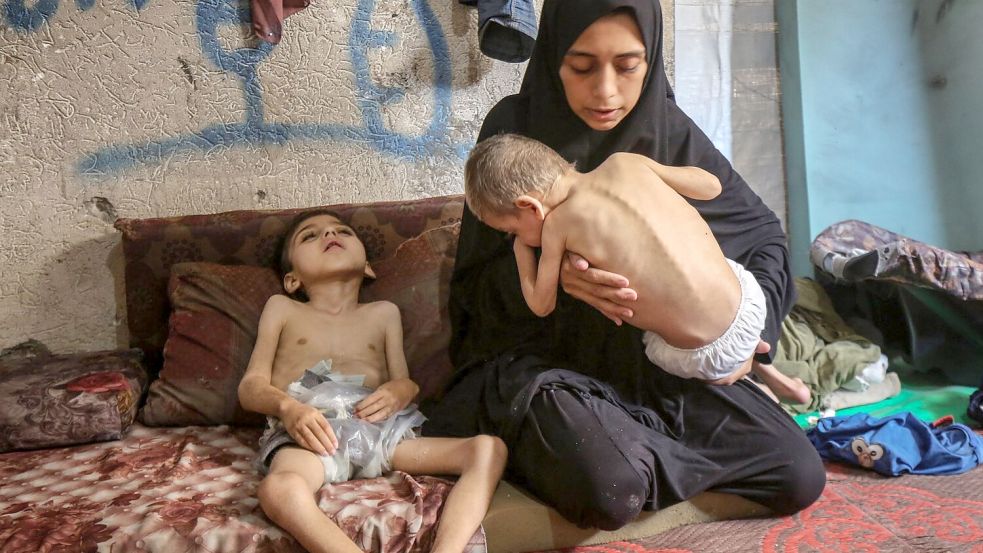 Laut internationalen Experten zeichnet sich eine Hungersnot im Gazastreifen ab. (Archivbild) Foto: Rizek Abdeljawad/XinHua/dpa