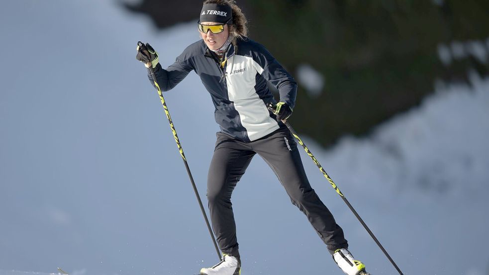 Laura Dahlmeier ist beim Bergsteigen verunglückt. (Archivbild) Foto: Hendrik Schmidt/dpa