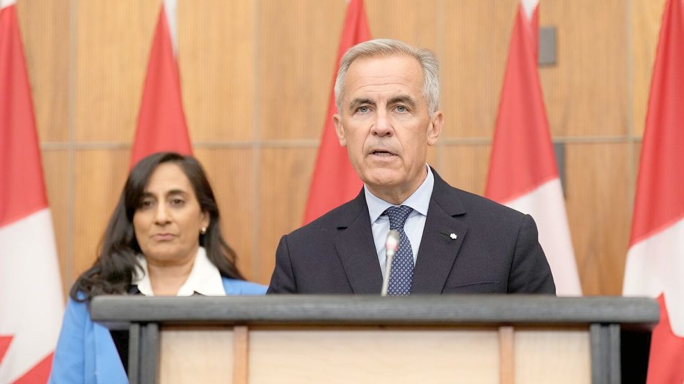 Mit seiner Entscheidung zog sich Premier Carney den Unmut der israelischen Regierung zu. Foto: Adrian Wyld/The Canadian Press/AP/dpa