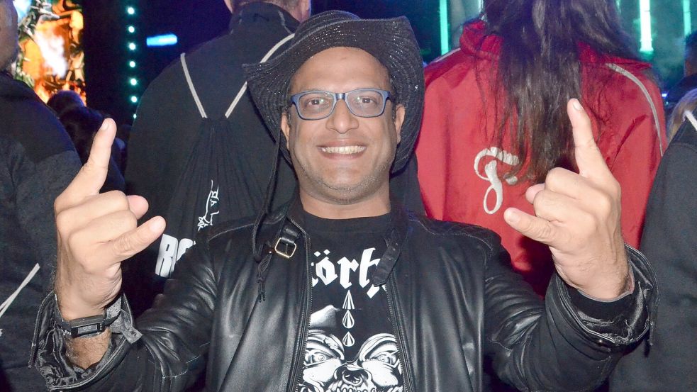 Weil er die Band in seiner Heimat Indien nicht sehen konnte, kam Arvind Raghavan (44) dieses Jahr zum Wacken Open Air. Foto: Ludger Hinz