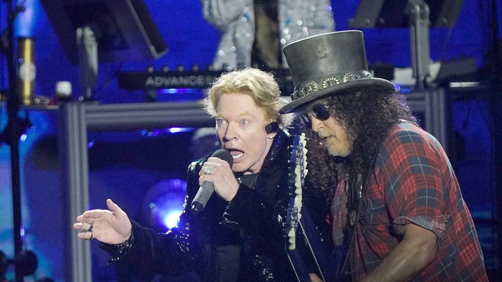 Guns N‘ Roses spielten in Wacken mehrere Lieder von Black Sabbath. (Archivbild) Foto: Yui Mok/PA Wire/dpa