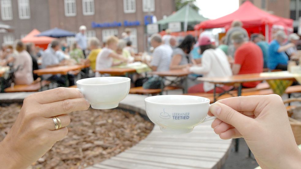 Am Sonntag wird wieder Tee für den guten Zweck ausgeschenkt. Foto: Andreas Ellinger/Archiv