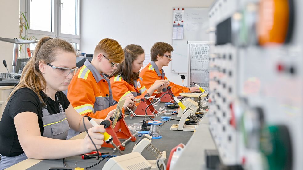 Die Qualität der Bewerber für Ausbildungen nimmt immer weiter ab, warnt der Arbeitgeberverband NiedersachsenMetall. Foto: dpa/ Patrick Pleul