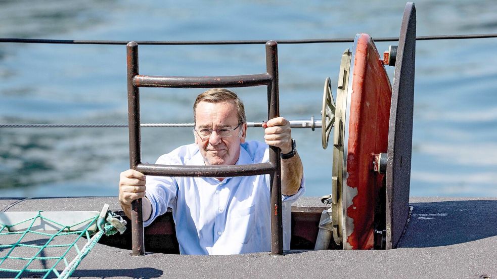 Boris Pistorius will die Arktis verteidigen. Foto: AFP/Axel Heimken