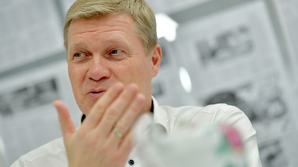 Ulf Thiele: „Ostfriesland muss weiter an sich arbeiten“. Thiele ist stellvertretender Vorsitzender der CDU-Fraktion im niedersächsischen Landtag, Sprecher für Haushalt und Finanzen, Vorsitzender des Parlamentskreises Mittelstand im Landtag sowie Vorsitzender der CDU Ostfriesland. Foto: Ortgies/Archiv