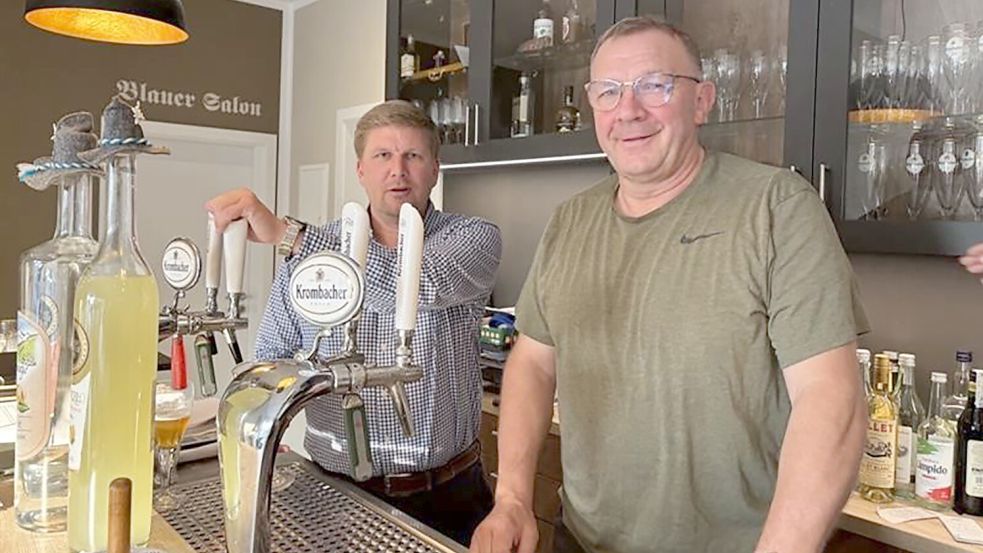 Die Verantwortlichen vom „Schanko“: Vorstandsvorsitzender Maik Escherhaus (links) und Aufsichtsratsvorsitzender Udo Schlarmann. Foto: Martin Teschke