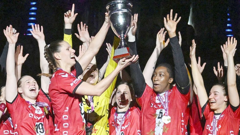 Erfolgsverwöhnt: Vorige Saison gewann die HB Ludwigsburg Pokal und Meisterschaft. Foto: Marijan Murat/dpa