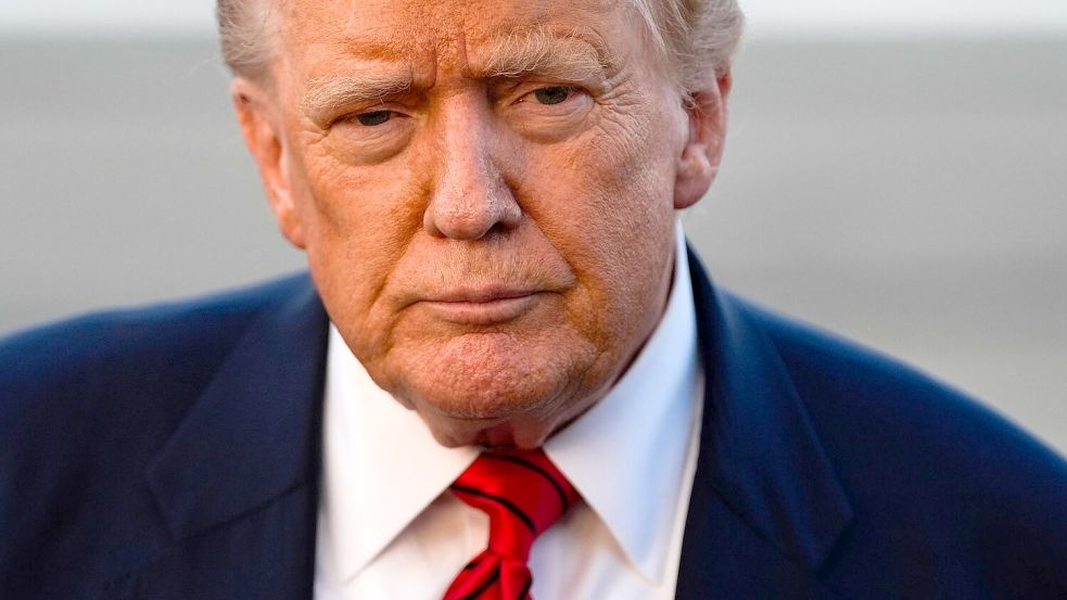 US-Präsident Donald Trump Foto: Julia Demaree Nikhinson/AP/dpa