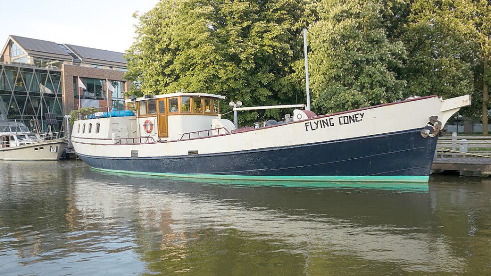Die „Flying Coney“ liegt an der Nesse in der Nähe der Dr.-vom-Bruch-Brücke. Foto: privat