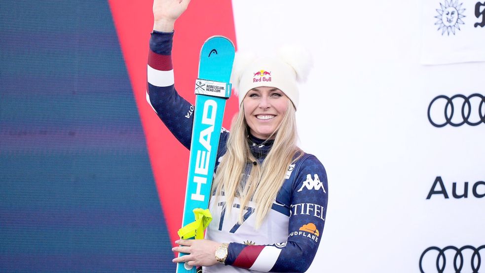 Will bei den Olympischen Winterspielen 2026 noch mal angreifen: Lindsey Vonn. Foto: Robert F. Bukaty/AP/dpa