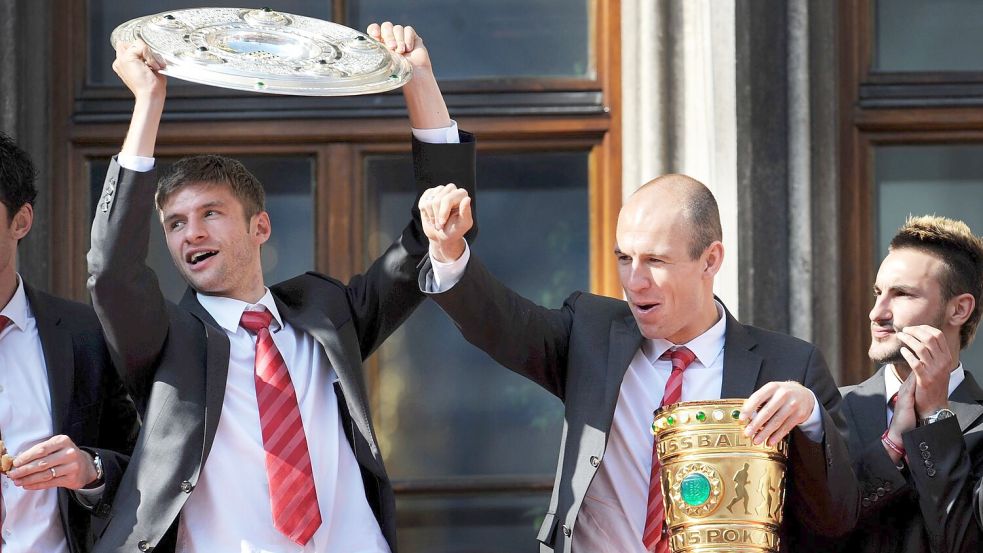Titel um Titel hat Thomas Müller mit dem FC Bayern gewonnen. Foto: picture alliance / dpa