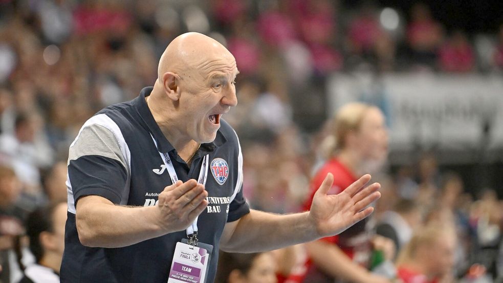 THC-Trainer Herbert Müller macht der HB Ludwigsburg schwere Vorwürfe. Foto: Marijan Murat/dpa