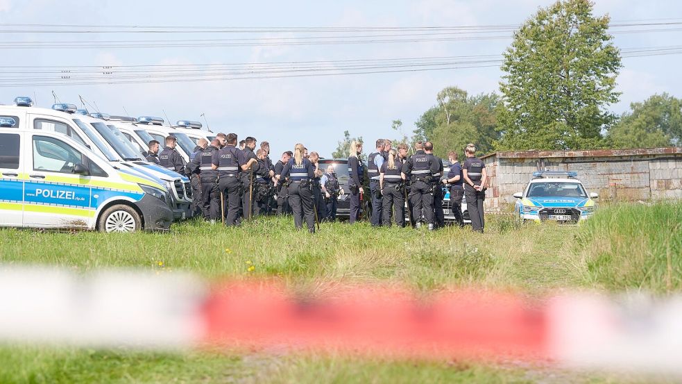 Die Leiche wurde am Dienstagnachmittag gefunden. Foto: Thomas Frey/dpa