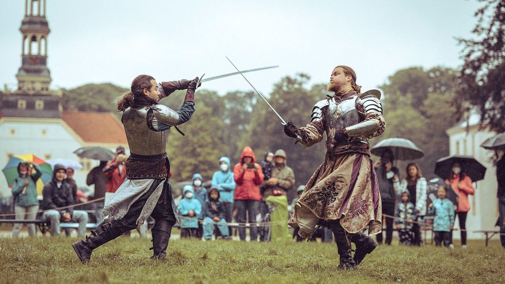 Beim Ritterfest wird auch gekämpft. Foto: Fogelvrei