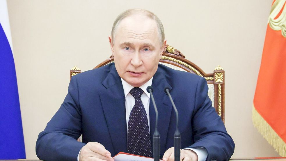 Kremlchef Putin spricht mit Nachbarstaaten und Verbündeten. Foto: Sergei Ilyin/Pool Sputnik Kremlin via AP/dpa