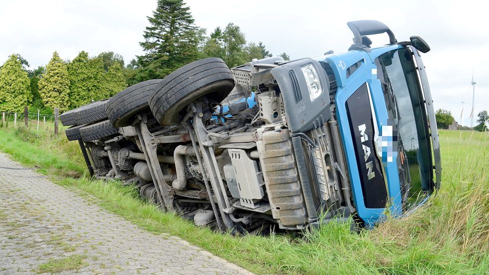 Betriebsflüssigkeiten liefen nach ersten Erkenntnissen nicht aus. Foto: Keno Klaassen