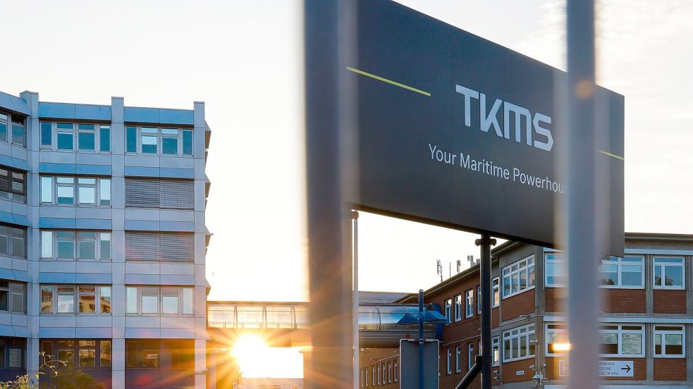 TKMS hat Werftstandorte in Kiel und Wismar und beschäftigt rund 8.200 Menschen. Foto: Frank Molter/dpa