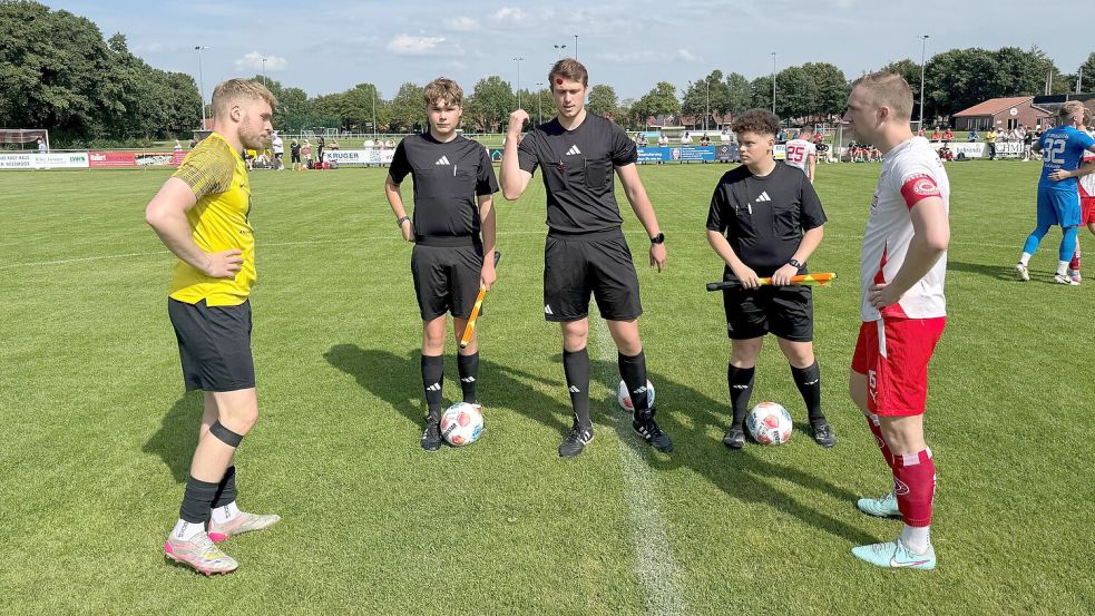 Der SV Großefehn und der TuS Hinte standen sich an diesem Samstag gegenüber. Foto: Heiner Steenhoff
