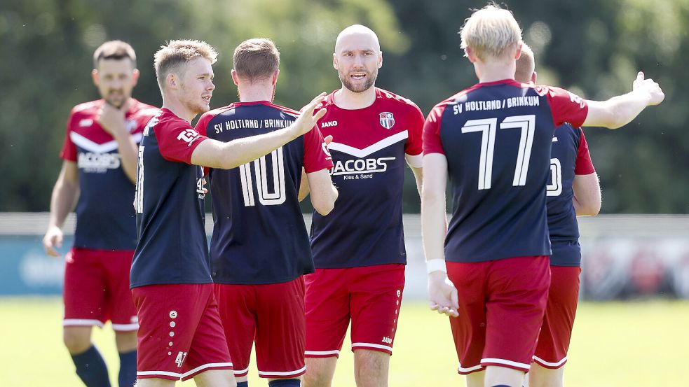 Der SV Holtland/Brinkum hat nach vier Spielen nun vier Punkte auf dem Konto. Foto: Jens Doden, Emden