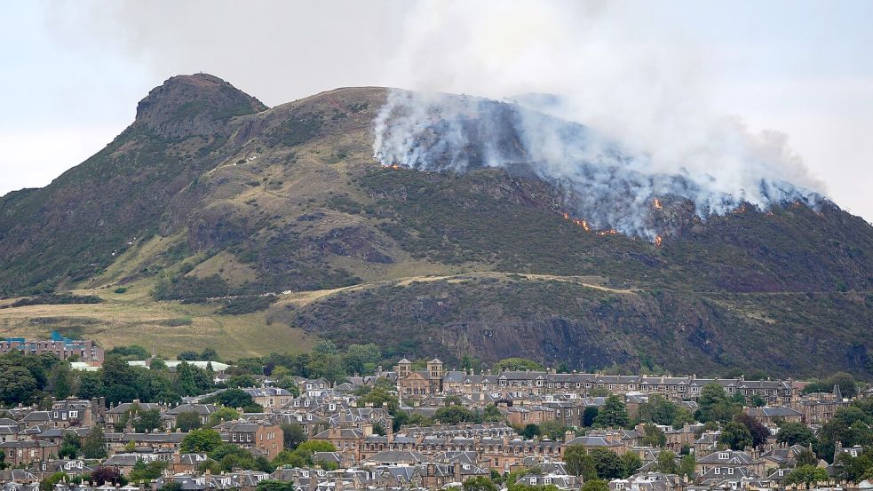 Arthur’s Seat ist ein Wahrzeichen Edinburghs. Foto: Jane Barlow/PA Wire/dpa