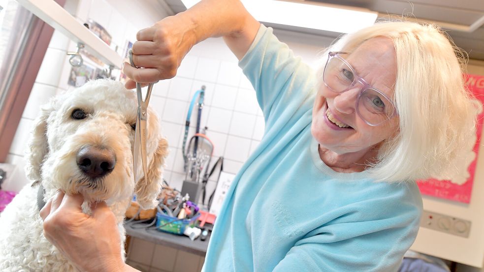 Bolle und Birgit Martens sind ein eingespieltes Team. Foto: Klaus Ortgies