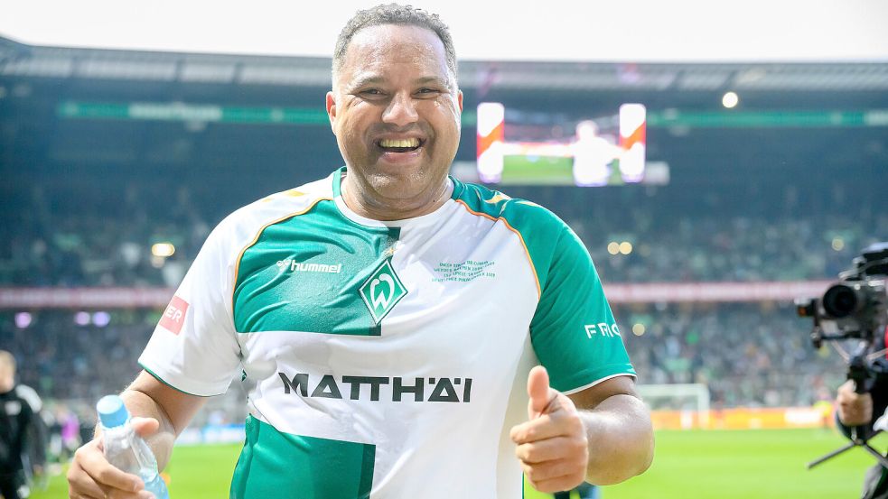 Publikumsliebling Ailton kommt mit der Werder-Traditionsmannschaft am Samstag nach Heisfelde. Foto: Imago