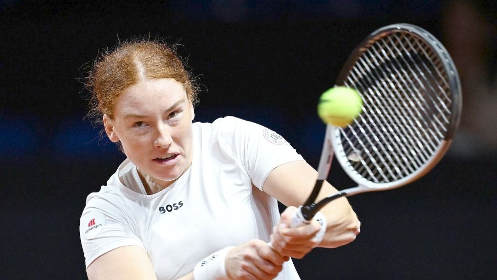 Ella Seidel darf beim Masters in Cincinnati weiter jubeln Foto: Bernd Weißbrod/dpa