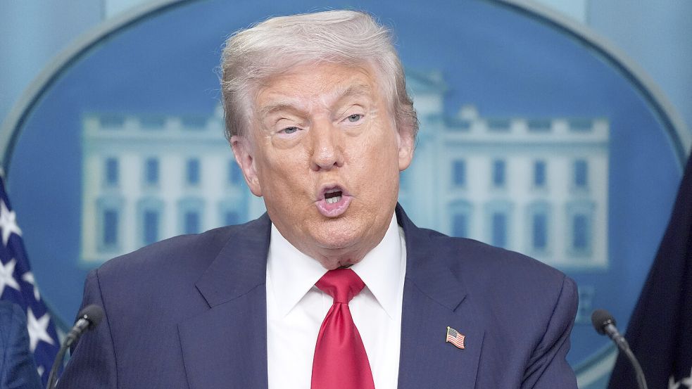Die US-Regierung um Präsident Donald Trump hat scharfe Kritik an Deutschland geübt. Foto: dpa/AP/Alex Brandon