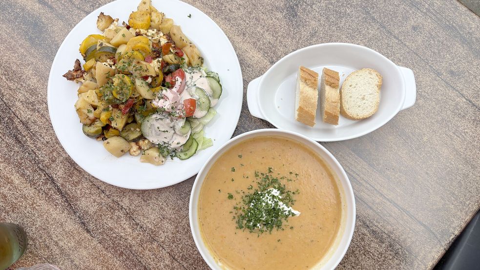 Diese Redaktion hat ihre Mittagspause im Bistro „elk un een“ im Familienzentrum in Aurich verbracht. Foto: Leona Spindler