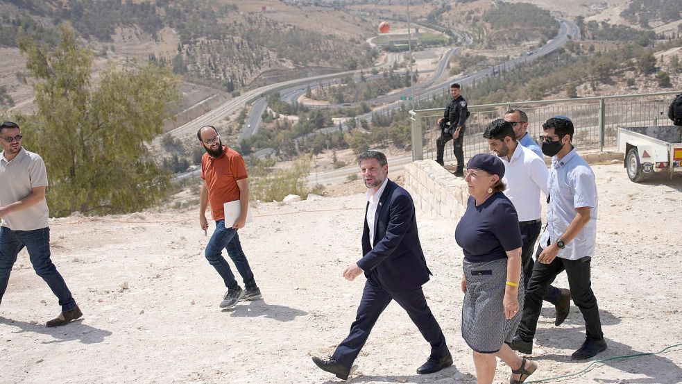 Der israelische Finanzminister Bezalel Smotrich. Foto: Ohad Zwigenberg/AP/dpa