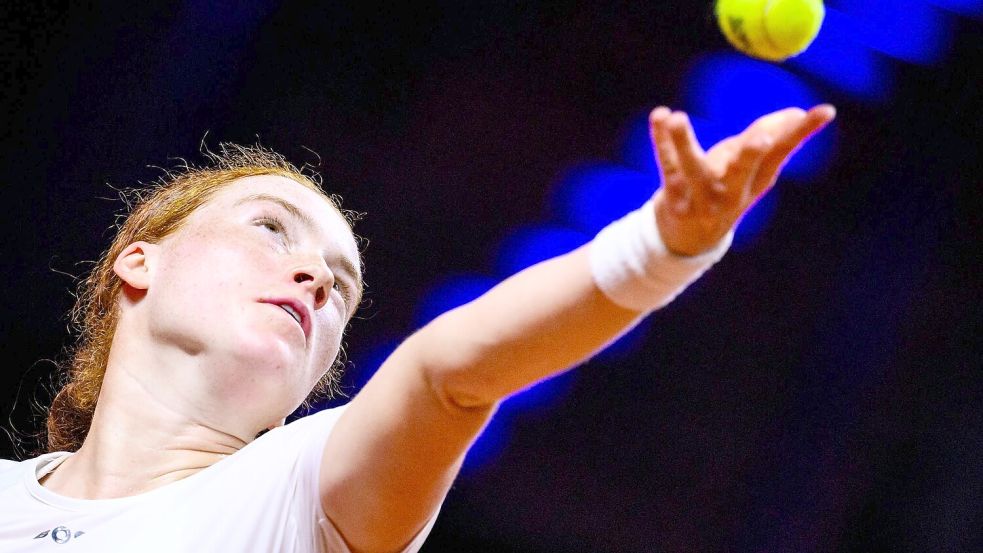 Ella Seidel ist beim Masters-Turnier in Cincinnati im Achtelfinale ausgeschieden. Foto: Tom Weller/dpa