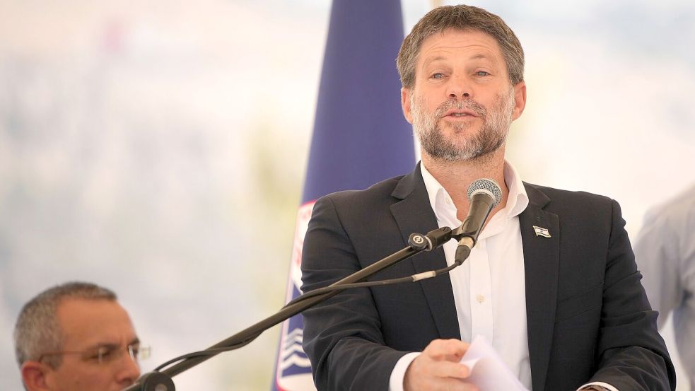 Finanzminister Smotrich hat mit der Annexion des Westjordanlands gedroht. Foto: Ohad Zwigenberg/AP/dpa